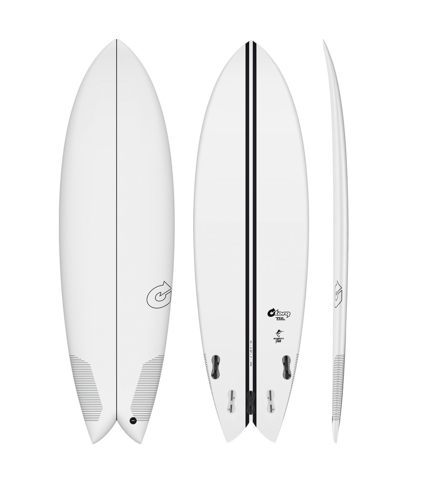 Torq Fish Torq BigBoy Fish TEC – FCS II – 5 Fin - 6'6 / 6'10 / 7'2 / 7'6